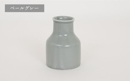 【波佐見焼】iroiro フラワーベース（ペールグレー）＆ドライフラワー セット 花瓶 花器【藍染窯】[JC136] 波佐見焼