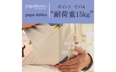 パパ専用抱っこひも 富士金梅 ブラック〈パパコソ〉（XLサイズ） ACW0005VC03