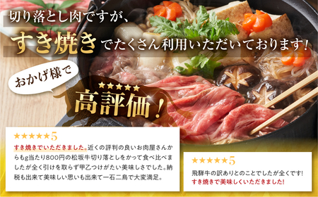 飛騨牛 切り落とし 800g 訳あり JAひだ 飛騨牛 [S493]