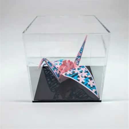 立体切り絵:折り鶴～四季シリーズ・春_雑貨     雑貨・日用品  家具・インテリア _【1414908】