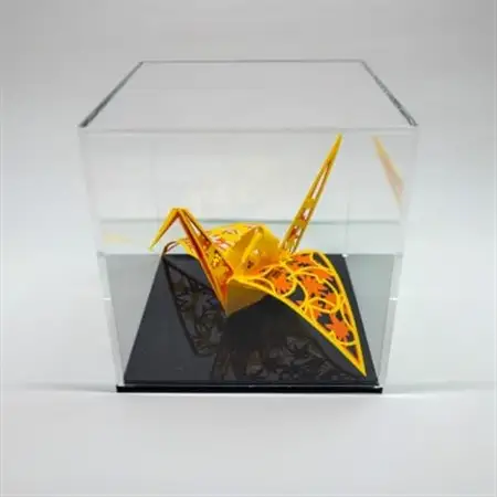 立体切り絵:折り鶴～四季シリーズ・秋_雑貨     雑貨・日用品  家具・インテリア _【1414917】
