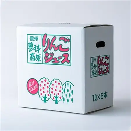 果汁100%りんごジュース　1L×6本_飲料・ドリンク りんごジュース 果汁飲料 林檎ジュース アップルジュース リンゴジュース_【1416317】