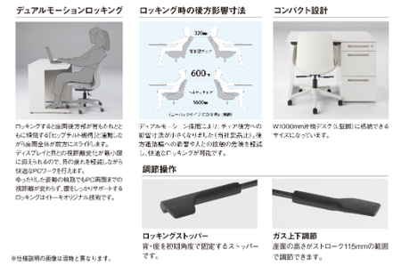 オフィスチェア イトーキ トルテU 【ブラック×ミッドナイトブルー】 【EI064W】 オフィス チェア 日本製