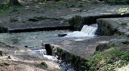 三分一そば乾麺 1袋100ｇ×4袋 [h255]