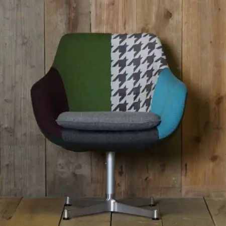 Cosmic Chair (コスミックチェア) シルバーX脚 モザイククレイジーパターン【SWOF】_雑貨・日用品 椅子・チェア・ソファ 家具・インテリア _【1425477】