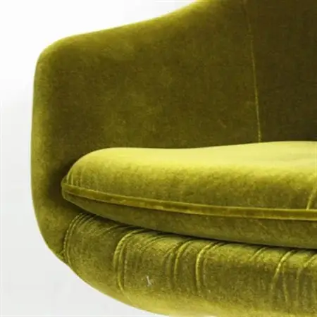 Cosmic Chair(コスミックチェア)サークル脚 モケット グリーン【SWOF】_雑貨・日用品 椅子・チェア・ソファ 家具・インテリア _【1426675】