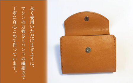 【永く使える】牛革財布 キャメル/黒＜グッピーサウンド＞ [CEV003] 財布 牛革