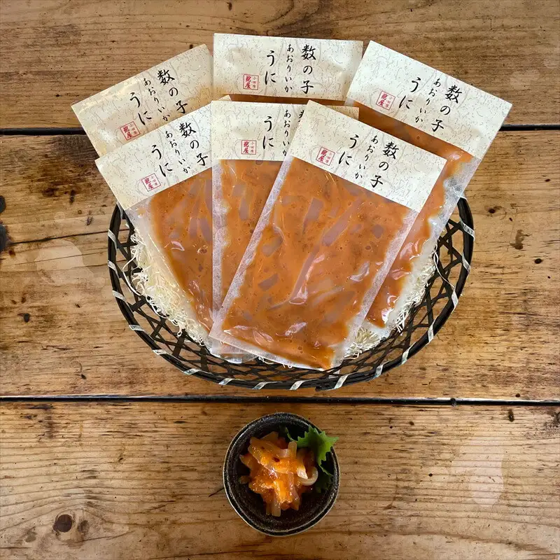王様の塩辛 雲丹風味 6パック【あおりいか 塩辛 うに おつまみ 珍味 惣菜 海鮮 いかの塩辛 珍味 お取り寄せ 御中元 お中元 お歳暮 父の日 母の日 贈り物 日本酒 焼酎  塩辛【神奈川県小田原市早川】