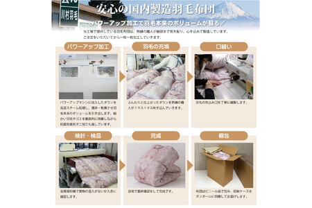 【オールシーズン】 洗える羽毛布団 シングル 肌掛け 合掛け 2枚組 グレー 無地｜[川村羽毛 山梨県 韮崎市 20743594]