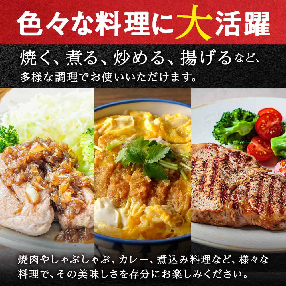 【定期便 6カ月】北海道産 白老豚 ヒレ 切り身 500g×2パック BV044