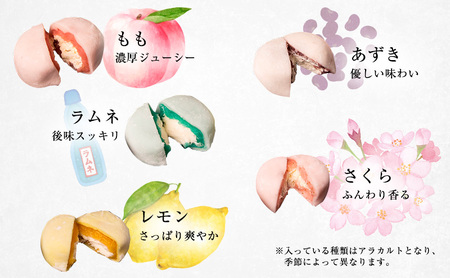 巴堂のわたぼうし（大福　6個） 和菓子 和スイーツ スイーツ お菓子 おやつ お茶うけ お茶のお供 生クリーム大福 生菓子 和生菓子 