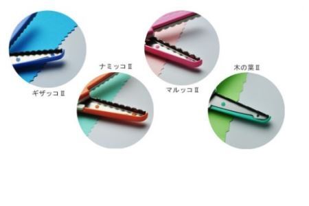 【シリーズ販売累計500万個以上！】ナミッコ 子ども用はさみ (JPS-683) 工作 ステンレス クラフト ハサミ クリスマス　メッセージカード プレゼント  デザイン 縁取り 写真 紙 はがき コピー用紙 ナミナミ ハンドメイド 関の刃物 関市