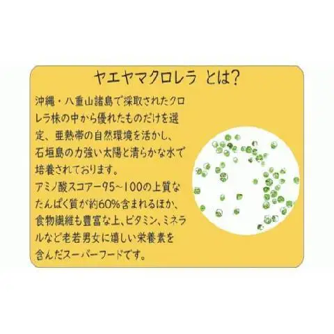八重山クロレラ粒(620粒) 隔月3回 計3袋
