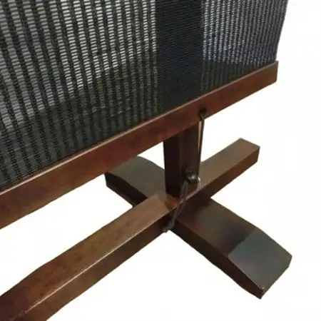 土肥家具工芸の衝立　竹簾88タイプ ブラウンxブラック 天然木無垢材のインテリア家具パーテーション_雑貨・日用品  家具・インテリア _【1366514】