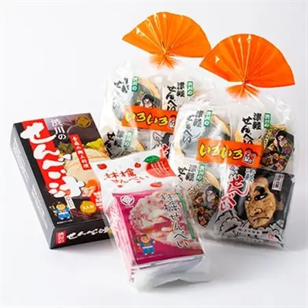 津軽せんべい詰め合わせ【B】(3種　計4個)_菓子・スイーツ 煎餅・おかき  せんべい センベイ  惣菜・加工品 スープ  _【1084416】