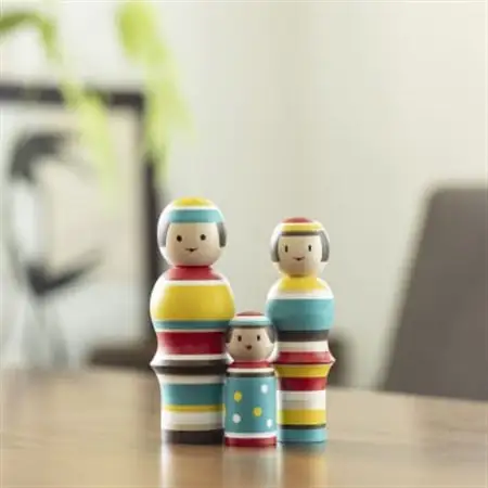 ルビンのこけし(カラフル/ファミリー)_雑貨・日用品 家具・インテリア