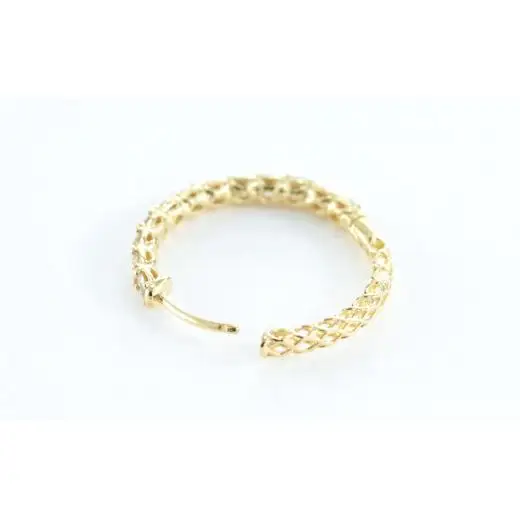 K18YG　ダイヤモンド　ピアス　1.0ct　17783B　K18　D　PE