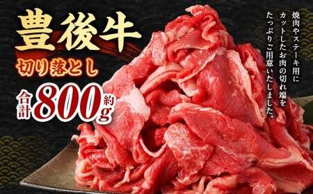 【豊後牛】切り落とし 約800g (約400g×2) 焼肉 ステーキ 霜降り