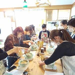 ストレスチェック&あなたのなりたいを叶える食提案付 自然派プロティンバー作り体験チケット【1名様 約２時間】