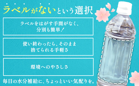 【3ヶ月定期便】天然水 サクラシリカ 500ml × 40本 みずの里 天然水