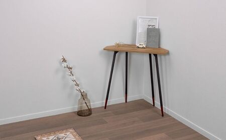 【＆FREL】FS ウォールサイドテーブル 天板 メラミンライトオーク 幅70cm 奥行30cm 高さ72cm インテリア 家具 おしゃれ シンプル 机 ※離島への配送不可