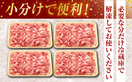 【12回定期便】熊本県産 黒毛和牛 切り落とし 計約1kg (約250g×4P)【有限会社九州食肉産業】九州 熊本県産 切り落とし 小分け 牛肉 和牛 国産 A4 A5ランク 小分け [ZDQ034]