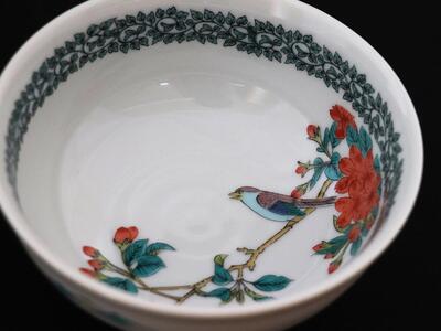 九谷焼　4.2号小鉢揃　花鳥絵変り （5枚セット）a01 食器 キッチン雑貨 キッチンアイテム 雑貨 小物 お皿 食卓 テーブルコーディネート 