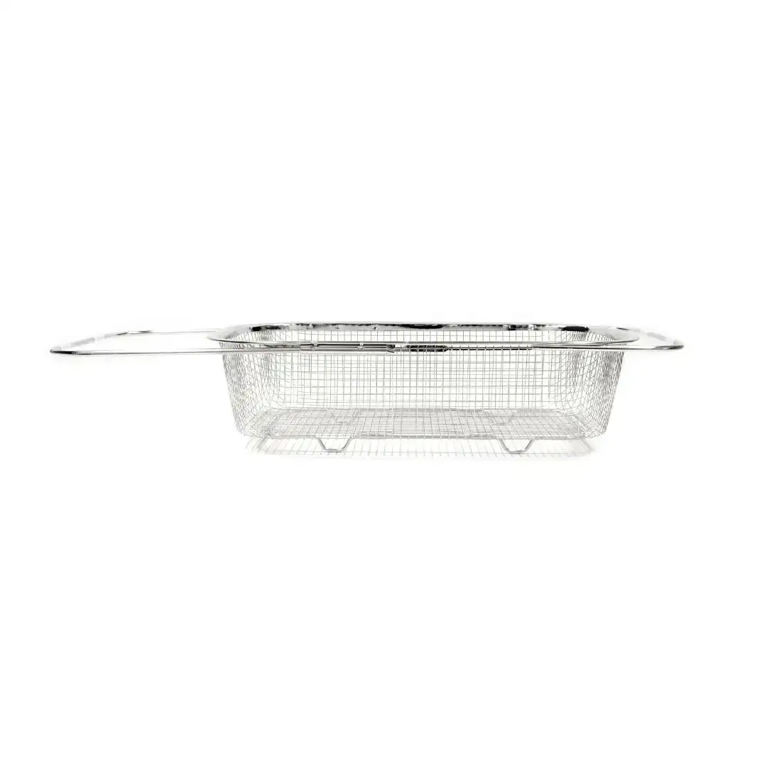 すっきり暮らす水切りかご 深型シンク渡しタイプ 燕三条製 伸縮 水切り キッチン用品 キッチン整理 キッチン収納 bwsSELECTION [ビーワーススタイル]【013S077】