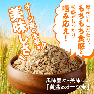 オートミール ロールドオーツ 4.8kg（1袋800g入り×6） オーツ麦 1袋800g入り 無添加 国内製造 チャック付き袋 もちもち 食感_オートミール ロールドオーツ オーツ麦 低糖質 低GI アレルゲンフリー グルテンフリー たんぱく質 食物繊維 鉄分 国内製造 品質管理 徹底 安心 安全 もちもち食感 粒感 噛み応え 送料無料 保存 便利 チャック付き 福岡県 久留米市 〔Ca529〕