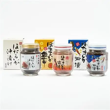 川村水産　ほたるいか塩辛・沖漬　3本_魚介・海産物   _【配送不可地域：離島】【1234337】