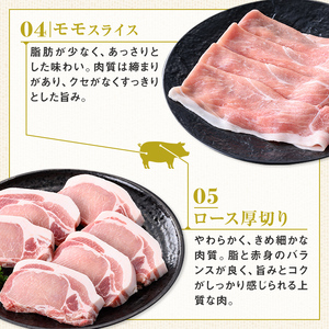 【C05042】鹿児島県産豚厚切りステーキ&豚4部位食べ比べわいわいセット(合計約4.4kg) ロース バラ ウデ モモ セット 鹿児島  しゃぶしゃぶ ステーキ ギフト 贈答 お中元 お歳暮【大将食品】