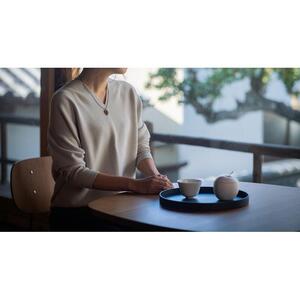幾何学模様の木のペンダント R-CA