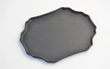 【美濃焼】DesPres-デプレ- シュエットプレート＆カップ BLACKセット【丸新製陶】｜コーヒーカップ 食器 洋食器 美濃焼 国産 オシャレ カフェ風 アンティーク風 シンプル キッチン 紅茶 お茶 皿 ケーキ デザート 取り皿 セット ケーキ皿 デザート皿 [MAM061]