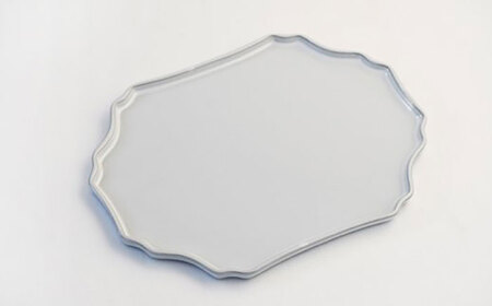 【美濃焼】DesPres-デプレ- シュエットプレート WHITE 2枚セット【丸新製陶】｜食器 食器セット お皿 皿 ランチ プレート 美濃焼 セット ソーサー さら おしゃれ キッチン用品 洋食器 シック アンティーク風  [MAM063]