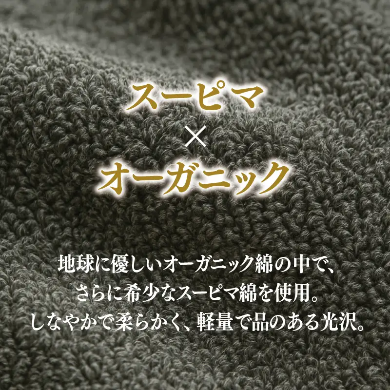 高級泉州タオル ラガマフィン バスタオル グレー 1枚