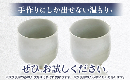 こだわりの陶器 湯呑 2個 セット《30日以内に出荷予定(土日祝除く)》順心窯 北海道 本別町 送料無料 陶器 器 カップ コップ 食器 湯呑