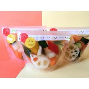 vege pickA(ベジピッカ)　mix vegetableとあたみレモンだいこん各４袋計8袋セット