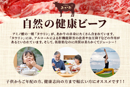 熊本あか牛 切り落とし 計1Kg (500g×2) 国産 牛肉 冷凍 熊本 熊本県産 あか牛 赤牛 切り落とし 041-0136