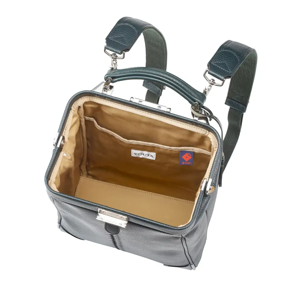 豊岡鞄 YOUTA ELK 3WAY ダレスバッグ MINI（YK60）ダークグリーン