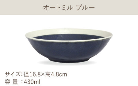 【美濃焼】[軽量食器] TLPリムバンド ブルー 9インチ プレート×4 オートミル×4 セット【井澤コーポレーション】食器 皿 ボウル [TBP108]