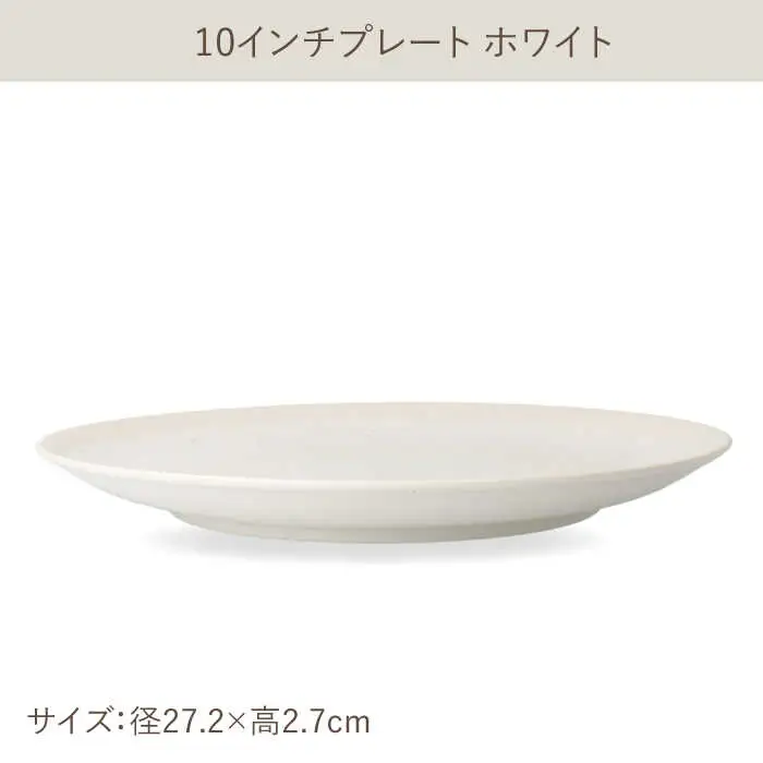 【美濃焼】[軽量食器] TLPリムバンド ホワイト マグ×2個  10インチプレート×2枚    ペアセット【井澤コーポレーション】食器 大皿 マグカップ [TBP120]