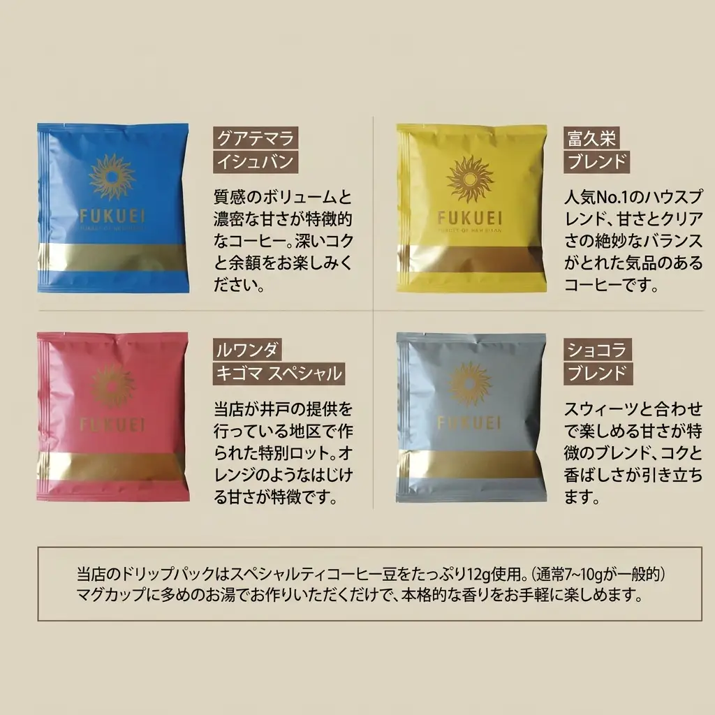コーヒー ドリップパック 4種 20袋 詰め合わせ 飲み比べ コーヒー