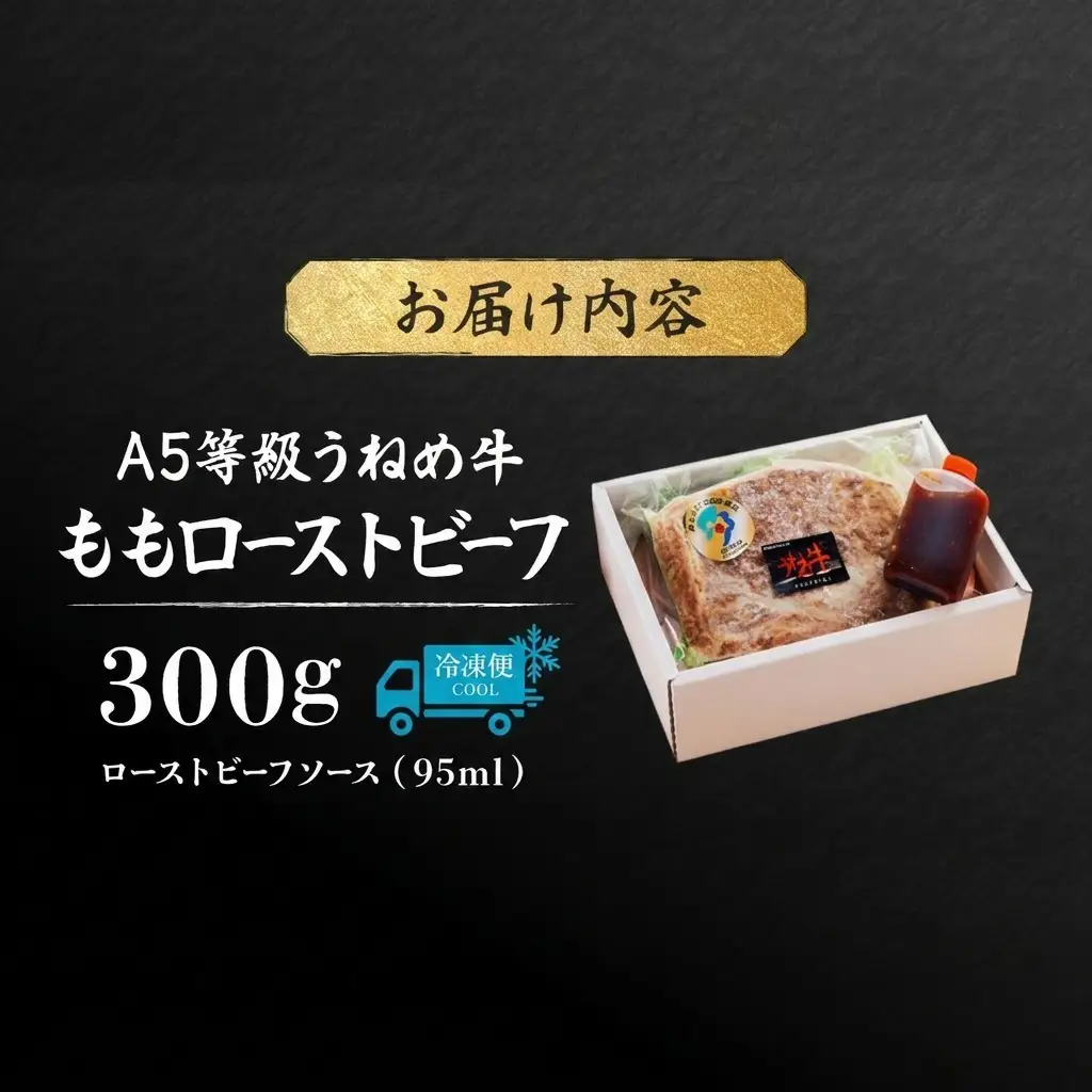 ローストビーフ うねめ牛 ももローストビーフ 300g