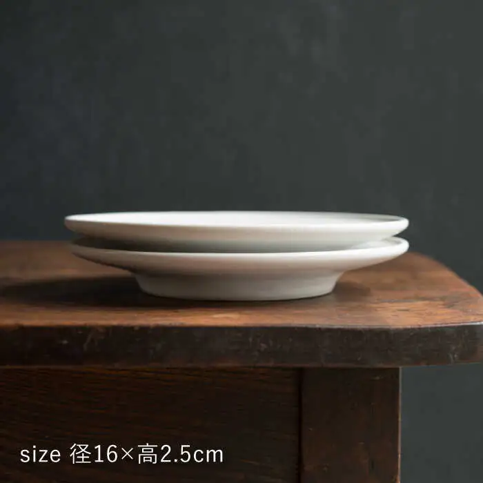 【波佐見焼】デルフト 白マット釉 2枚セット 食器 皿【イロドリ】[KE48] 波佐見焼