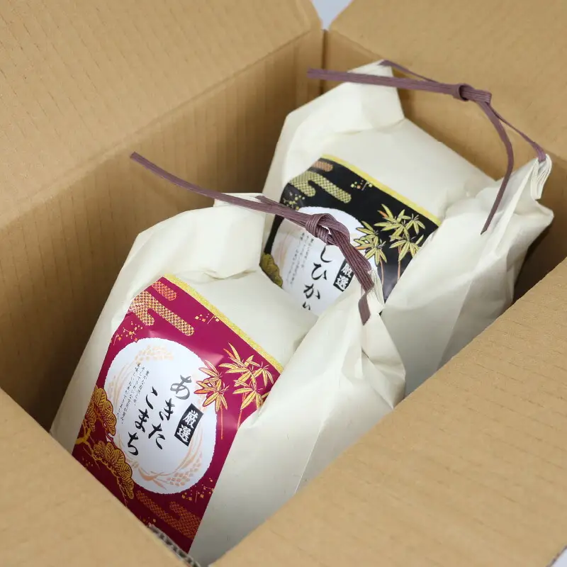 令和8年度産 新米 コシヒカリ あきたこまち 食べ比べ 6kg 高橋米穀店 お米 G014-162001