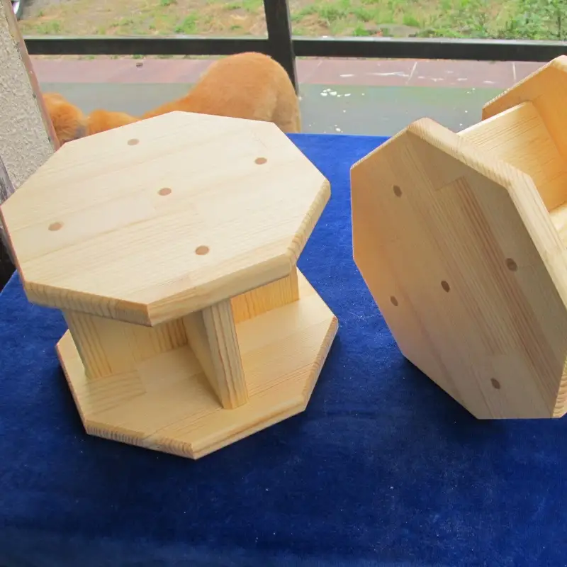 手作り木製 正座用補助椅子（高さ15cm）