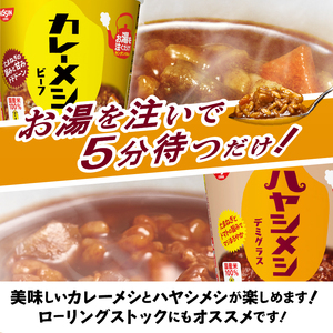 日清カレーメシとハヤシメシ (a13-101)