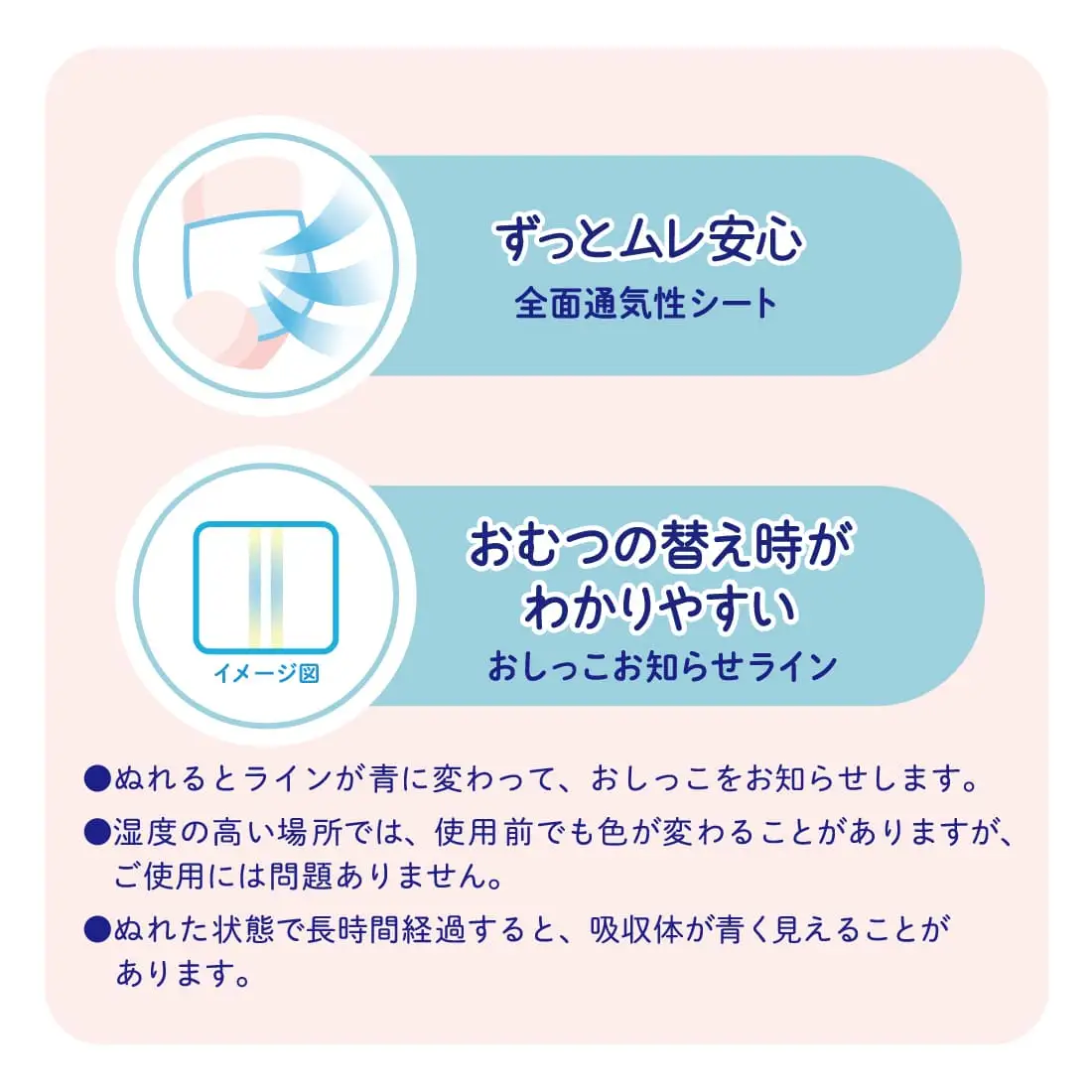 グーン ゆるうんちモレ0へ 新生児用　272枚（68枚×4パック） グーンプラス テープ 敏感肌設計 新生児用
