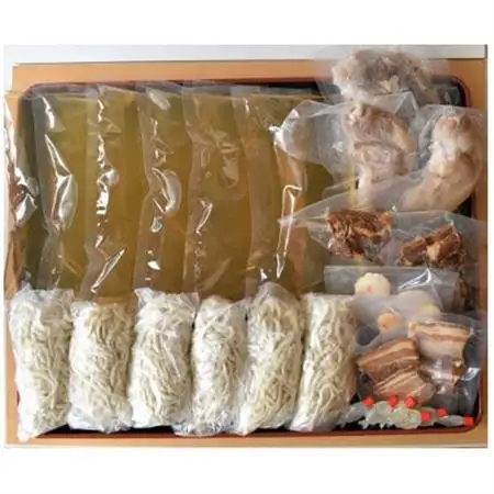 【郷土の伝統の味】自家製麺　沖縄そばバラエティ6食セット(三枚肉・ソーキ×各2、中味・てびち×各1)【配送不可地域：離島】【1333230】