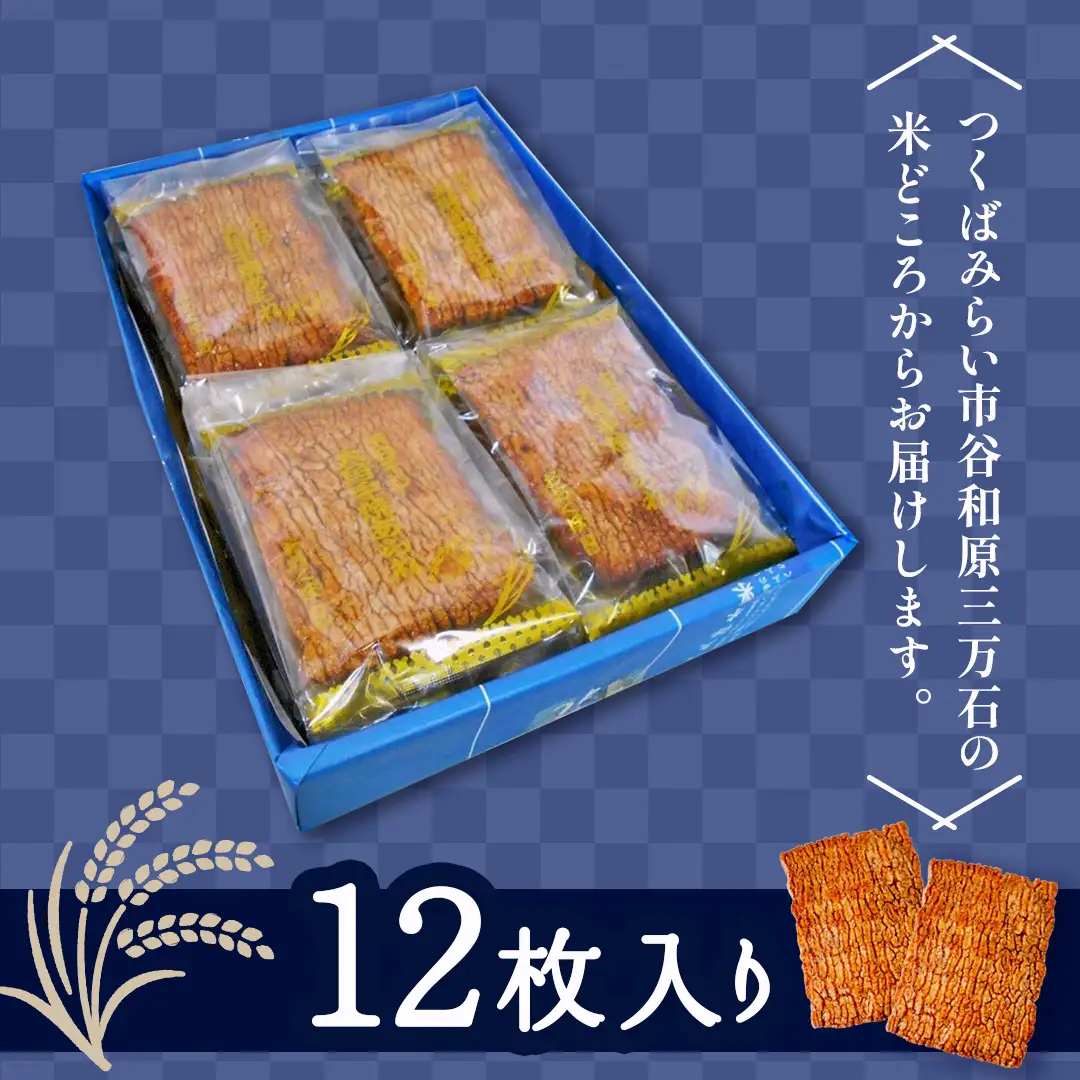 【 お歳暮 熨斗付 】 大角手焼きあられ 詰合せ 12枚入り